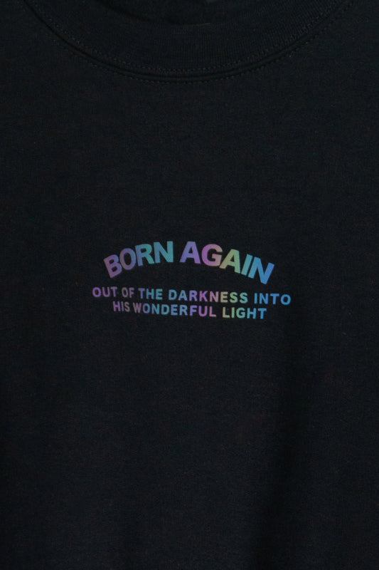Born Again Reflective Rainbow Crewneck Sweatshirt