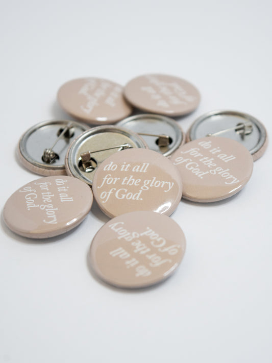 For The Glory Pin Button