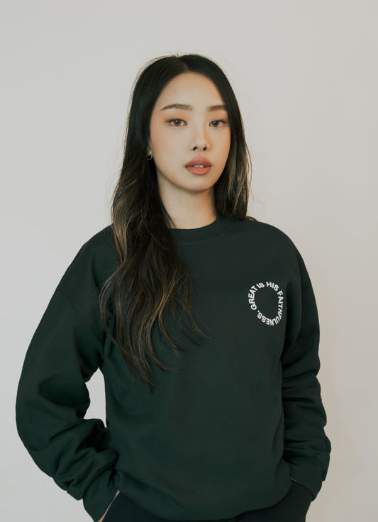 Great Is His Faithfulness Crewneck Sweatshirt